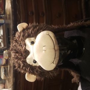 Monkey Winter Hat Brown,Creme,Blk Sz.Youth Unisex